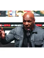 Mike Tyson Grey Cotton Jacket