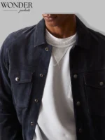 Navy Todd Snyder Dylan Suede Jacket
