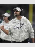 Nick Sirianni Eagles Salute to Service Camo Hoodie 2024