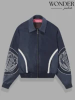 Nude Project Leather Jacket Blue