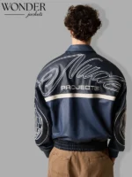 Nude Project The Leather Jacket Blue