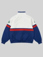 Palace Breakout Half Zip Bomber Jacket White and Blue