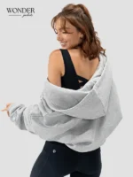 Popflex Cloud Grey Zip-Up Hoodie