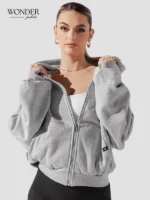 Popflex Cloud Zip-Up Hoodie Grey