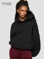 Popflex Pullover Cloud Hoodie Black