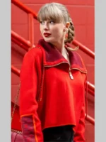 Taylor Swift Louis Vuitton Red Wool Sweatshirt