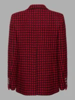 Taylor Swift Versace Tweed Blazer Red & black