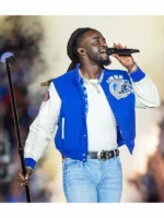 Thanksgiving Halftime Show Shaboozey Detroit Lions Varsity Jacket