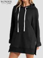 The Warmy Oversized Hoodie Black