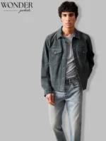 Todd Snyder Dylan Blue Suede Leather Jacket