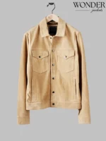 Todd Snyder Dylan Cappuccino Suede Leather Jacket