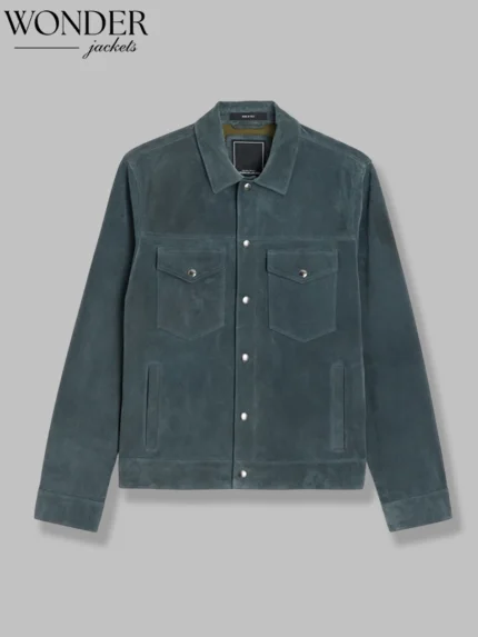 Todd Snyder Dylan Suede Jacket Blue