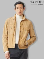 Todd Snyder Dylan Suede Jacket Cappuccino