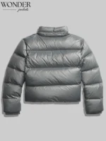 Unisex Ralph Lauren Puffer Jacket Grey