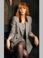 Yellowstone Kelly Reilly Grey Blazer Coat