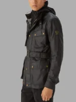 Belstaff Black Trialmaster Jacket Waxed Cotton