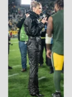 Black Leather Jumpsuit Erin Andrews