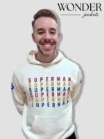 DC Superman 2025 Hoodie Off-White