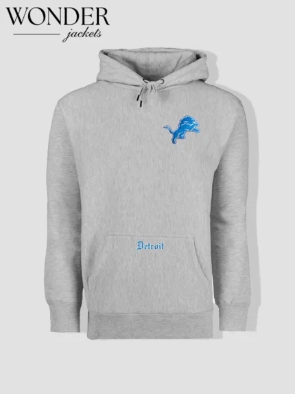Detroit Lions Fireside Hoodie Grey