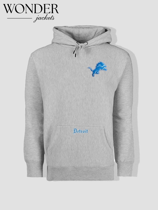 Detroit Lions Fireside Hoodie Grey Detroit Lions Fireside Hoodie Grey