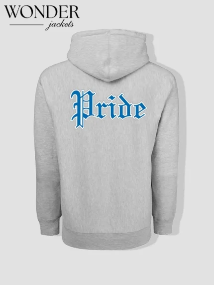 Detroit Lions Pride Fireside Grey Hoodie