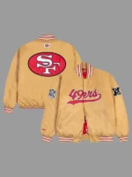 Golf San Francisco 49ers Satin Bomber Jacket