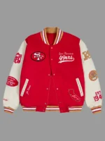 Golf Wang x San Francisco 49ers Letterman Varsity Jacket