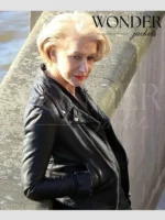 Helen Mirren Leather Jacket