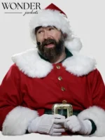 Jason Kelce Santa Claus Coat Red