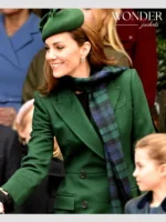 Kate Middleton Green Wool Coat