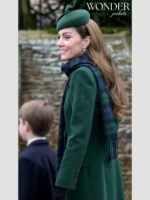 Kate Middleton Long Coat Green