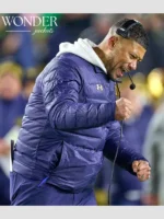 Marcus Freeman Notre Dame Fighting Irish Puffer Jacket