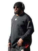 Mike Tomlin Pittsburgh Steelers Sideline Sweatshirt Black