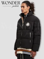 Moncler X Palm Angels Black Rodmar Short Down Jacket
