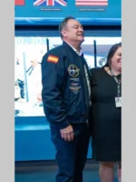 NASA Space Force Blue Bomber Jacket