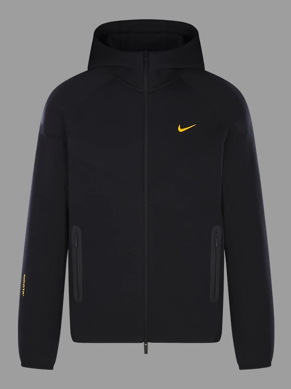 Nike NOCTA Tech Fleece Full Zip Hoodie Jacket Black Nike NOCTA Tech Fleece Full Zip Hoodie Jacket Black