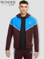 Nike Tech Windrunner Burgundy Reflective Jacket