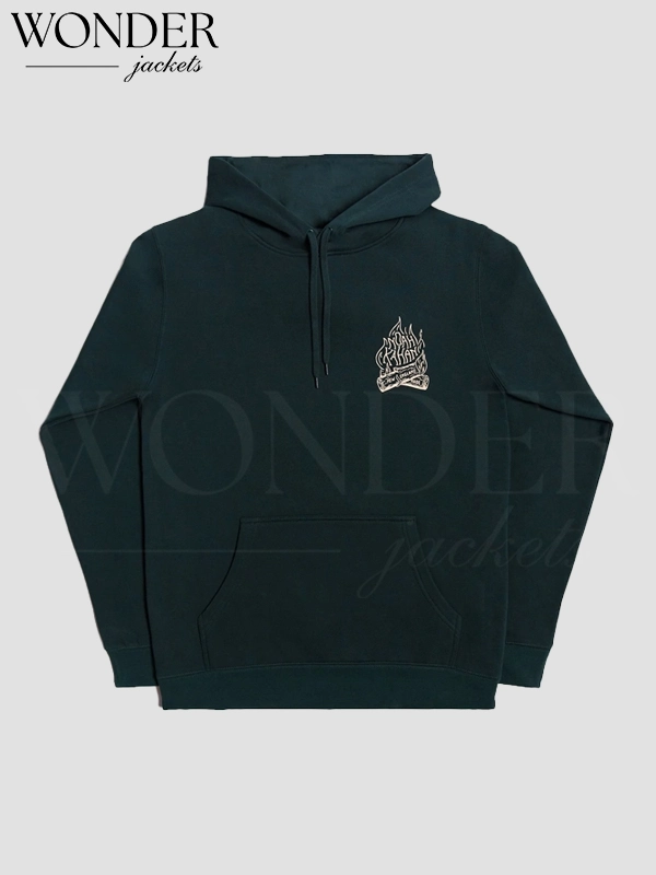 Noah Kahan Campfire Hoodie Green Noah Kahan Campfire Hoodie Green