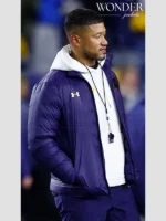 Notre Dame Marcus Freeman Puffer Jacket