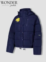 Notre Dame Puffer Jacket Blue