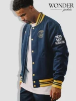 PSG Nike Cycling Redefined Blue Varsity Jacket