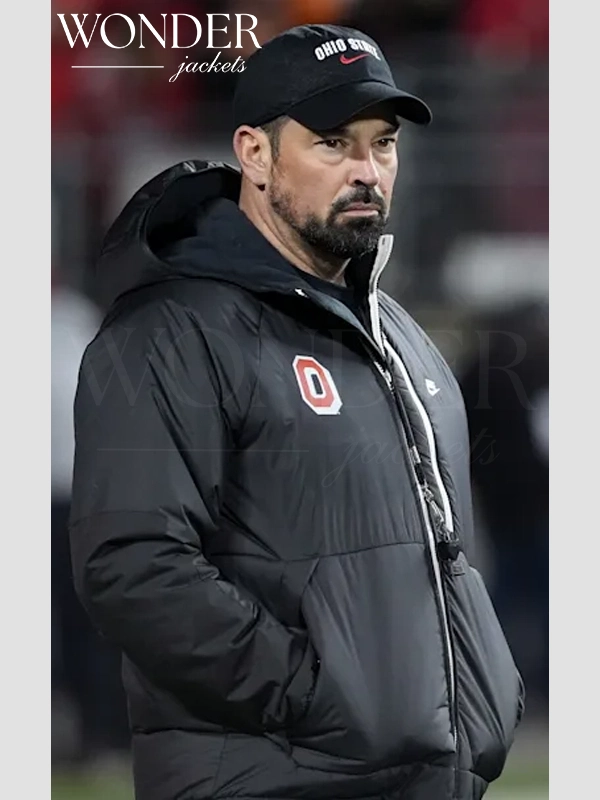 Ryan Day Tennessee v Ohio State Black Jacket Ryan Day Tennessee v Ohio State Black Jacket