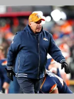 Sean Payton Denver Broncos Nike Bomber Jacket Blue