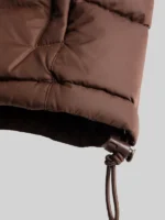 Skims x The North Face Puffer Jacket Brown