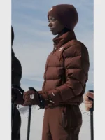 The North Face x Skims Puffer Jacket Brown