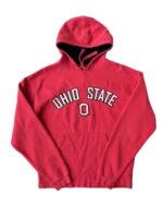 Vintage Ohio State Hoodie Red
