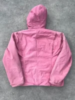 Vintage Pink Hooded Carhartt Jacket