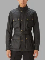 Waxed Cotton Trialmaster Belstaff Jacket Black