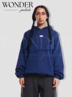 Y-Y Patchwork Blue Hoodie Cold Culture