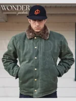 heat Straps Deck Jacket green